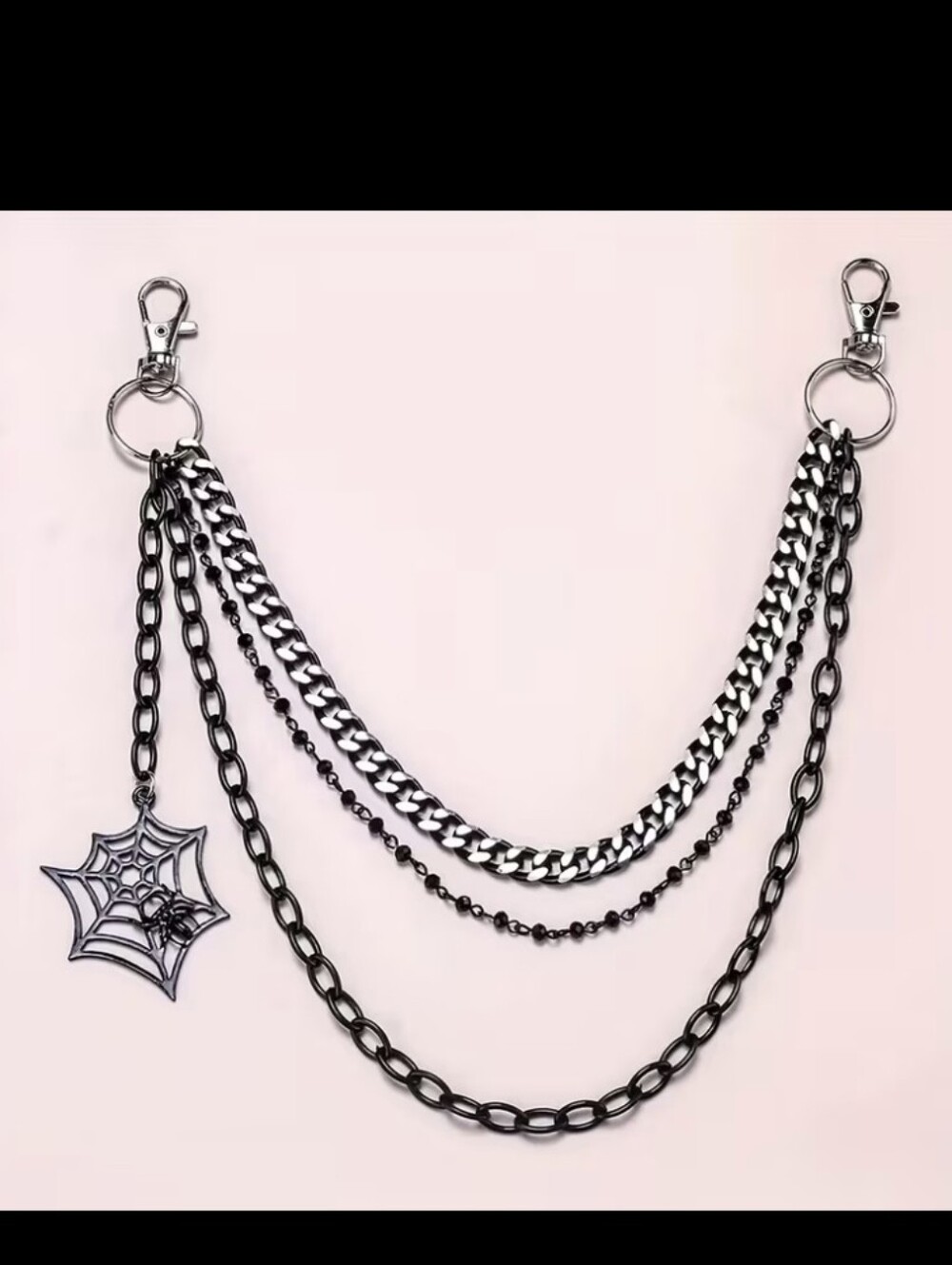 Halloween Spider Chain Purse Necklace NEW